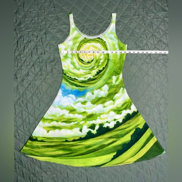 Wearable Art by Sweet Melis- Fit & Flare Dress, Size Small, NWOT - Picture 8 of 9